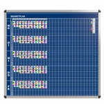 Klassen-Plantafel, 12 Stunden Mo-Fr, für 30 Klassen, 123x137 cm, 